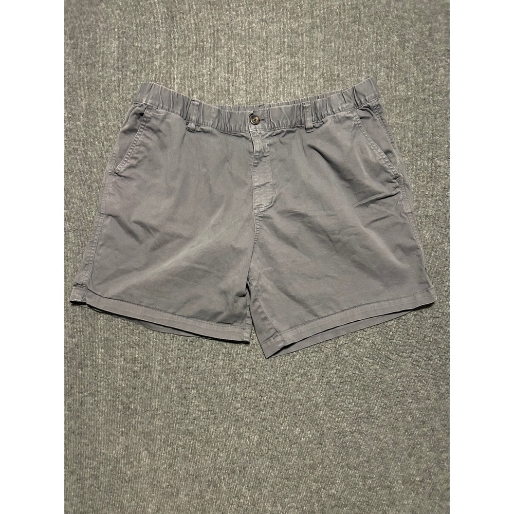 Bear bottom chino shorts cotton stretch gray size 2XL casual 7" inseam